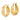 14k Gold Diamond-Cut Twist Hoop Earrings for Effortless Style - Image 2