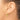 14k Gold Polished Double Hoop Earrings - Image 3