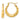 14k Gold Polished Diamond-Cut Tapered Hoop Earrings - Image 1