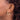 14k Rose Gold Polished Diamond-Cut Round Tube Hoops - Image 3