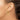 14k Gold Diamond-Cut Round Tube Hoop Earrings - Image 3