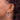 14k White Gold Diamond-Cut Round Tube Hoop Earrings - Image 3