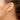 14k Gold Brushed & Polished Tube Hoop Earrings - Chic Everyday Style - Image 3