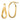 14k Polished 3mm Wavy Hoop Earrings - Image 1