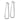 Polished White Gold Triangle Dangle Hoop Earrings - Image 2