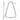 14k 1.5mm White Gold Polished Triangle Dangle Hoop Earrings - Image 1