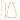 14k Gold Polished Large Triangle Dangle Hoop Earrings - Image 4