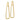 14k Gold Double Triangle Hoop Earrings with Diamond-Cut Details - Image 2
