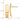 14k Gold Curved Bar Post Earrings - Sleek Minimalist Style - Image 4
