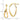 14k Polished 2mm Wavy Hoop Earrings - Image 4
