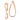 14k Rose Gold 2mm Wavy Hoop Earrings - Image 2