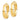 14k 5x26mm High Polished Tube Hoop Earrings - Image 2