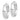 14k White Gold High-Polished Tube Hoop Earrings - Chic and Modern - Image 2