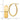 14k Gold High Polished Oval Tube Hoop Earrings - Image 4