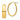 14k Gold High Polished Oval Tube Hoop Earrings - Image 1