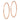 14k Rose Gold Polished Endless Tube Hoop Earrings - Image 1