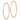 14k Rose Gold 1.5x45mm Polished Endless Tube Hoop Earrings - Image 1