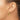 14K 2.00x25mm Polished Diamond-Cut Knife-Edge Tube Hoop Earrings - Image 2