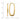 14k Gold Polished Rectangle Tube Hoop Earrings - Image 3