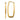 14k Gold Polished Rectangle Tube Hoop Earrings - Image 1