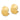 14K Gold Textured Omega Back Earrings - Image 1