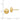 14K Gold Hollow Button Post Earrings with Scratch Finish - Image 3