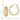 14k Gold Diamond-Cut In/Out Hoop Earrings for Effortless Style - Image 3