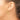 14k Gold Diamond-Cut Hoop Earrings – Satin & Polished Finish - Image 2