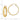 14k Polished Diamond-cut In/Out Hoop Earrings - Image 3