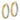 14k w/White Rhodium Polished Satin Diamond-cut In/Out Hoop Earrings - Image 1