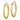 14K Twisted Satin Diamond-Cut Hoop Earrings - Image 1