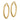 14K Gold Twisted Satin Diamond-Cut Hoop Earrings - Image 1