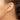14K Rose Gold Polished Knife-Edge Hoop Earrings - Image 2