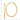 14K Gold Large Knife-Edge Oval Hoop Earrings - Image 3