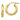 14K Gold Diamond-Cut Tube Hoop Earrings - Trendy Statement Style - Image 1