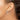 14k White Gold Diamond-Cut Tube Hoop Earrings - Trendy & Elegant - Image 3