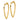 14K Polished Heart Hoop Earrings - Image 2