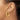 14K 5x24mm Satin Tube Hoop Earrings - Image 3