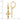 14k D/C Cross Leverback Earrings - Image 4