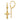 14k D/C Cross Leverback Earrings - Image 1