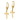 14k Gold Polished Cross Earrings for Effortless Everyday Style - Image 2