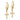 14k Crucifix Leverback Earrings - Image 2