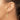 14K Gold Beaded Edge Cross Leverback Earrings - Image 3