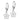 14K White Gold Plumeria Flower Cut-Out Leverback Earrings - Image 2