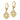 14K Gold Celtic Knot Dangle Earrings for Timeless Style - Image 2