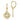 14K Gold Celtic Knot Dangle Earrings for Timeless Style - Image 1