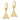 14K Celtic Trinity Knot Dangle Leverback Earrings - Image 2