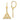 14K Celtic Trinity Knot Dangle Leverback Earrings - Image 1