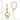 14k Gold Claddagh Dangle Earrings for Meaningful Self-Expression - Image 4