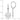 14K White Gold Snowflake Dangle Leverback Earrings - Image 6